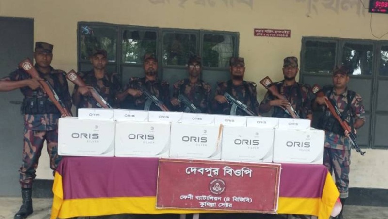 ফেনী ও চট্টগ্রাম সীমান্তে বিজিবির চোরাচালানবিরোধী অভিযান: ৫১ লাখ টাকার পণ্য জব্দ